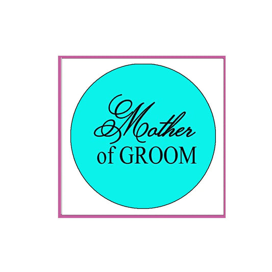 Mother of Groom Pinback Button Badge 1.25-inch Default Title