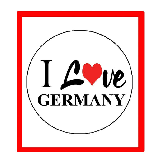 I Love Germany 1.25-inch Pinback Button backpacks Default Title