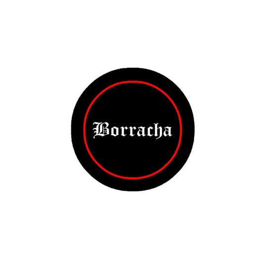 Borracha Pinback Badge 2.25-inch Default Title
