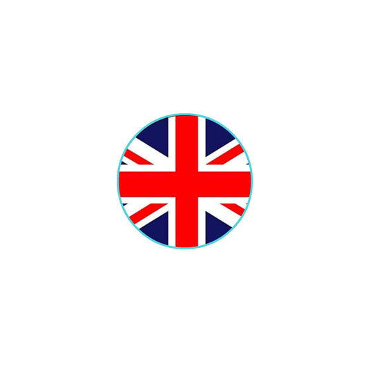 UK British Flag United Kingdom 1.25" Pinback for Jackets, Backpacks, etc.