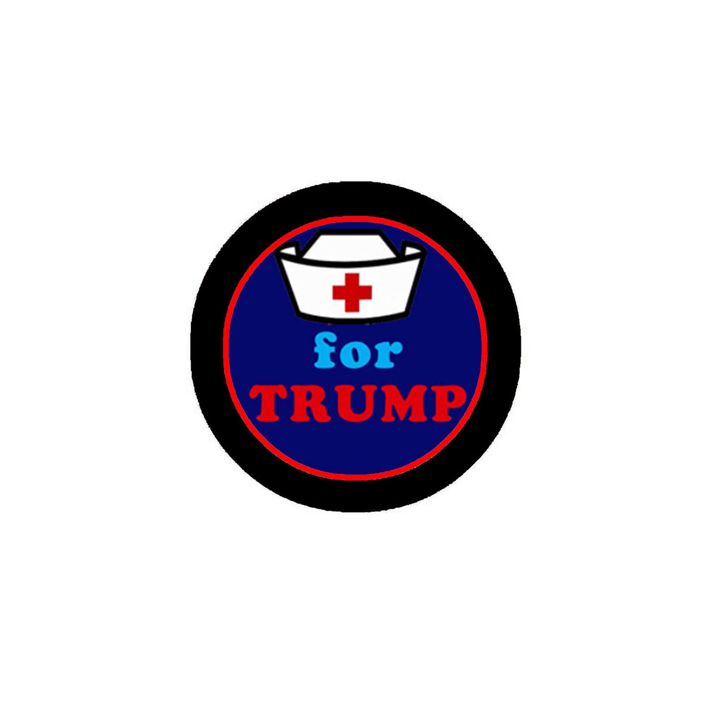 Nurses for Trump Pinback 2.25-inch Default Title