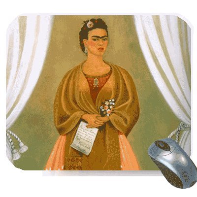 Frida Kahlo Mousepad - Self Portrait Dedicated to Leon Trotsky Default Title