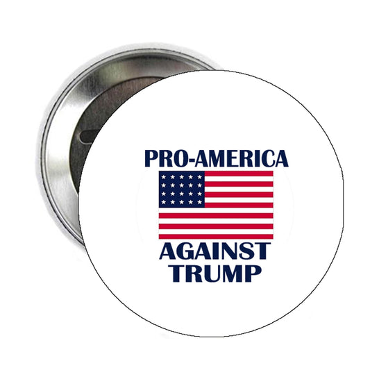 5 Pcs Political Pro-America Anti-Trump Pinback Button Pin (1.25") Pinback for Jackets, Backpacks, Small mini