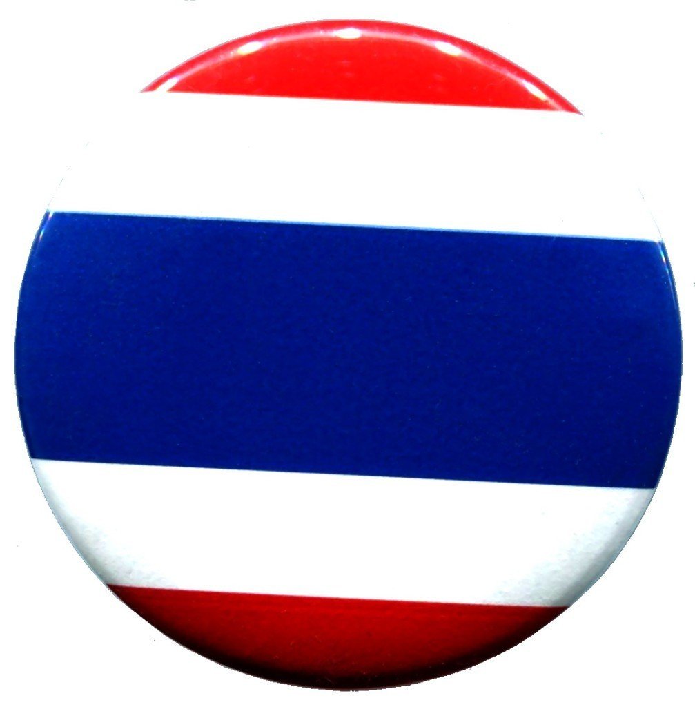 Thailand Flag Thai Pinback 2.25-inch Default Title