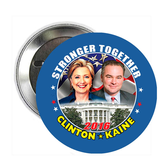 Clinton 2016 President Pinback Button 2.25-inch Default Title