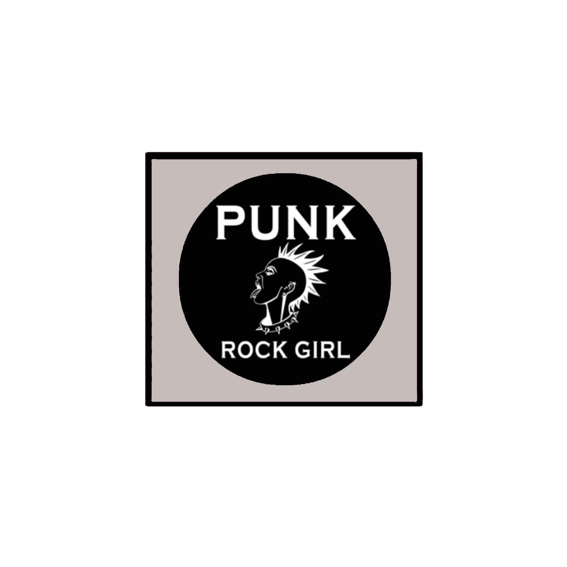 Punk Rock Girl 2.25-inch Pinback Default Title