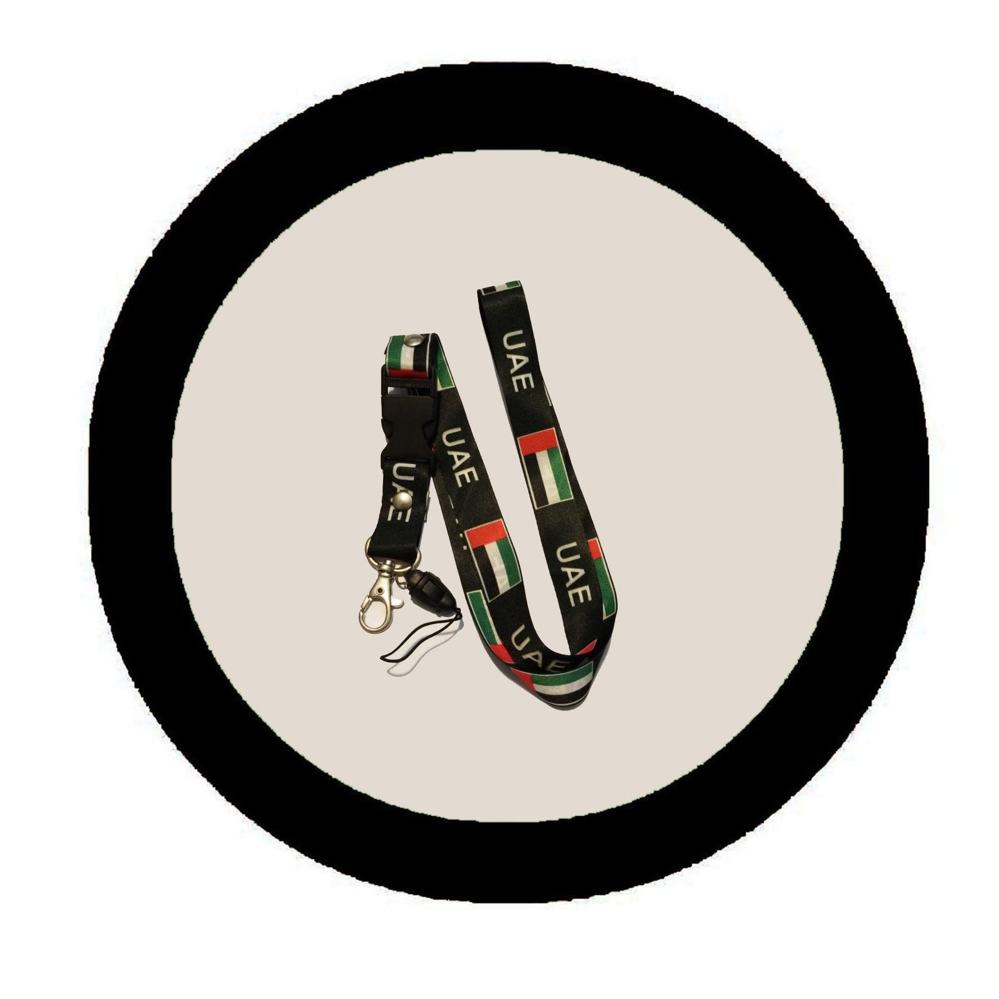 UAE Flag Lanyard Beautiful Themed Lanyard - Hook & Phone String Default Title