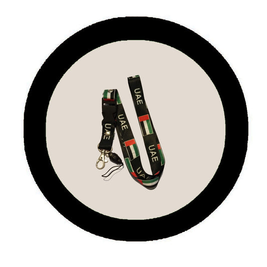 UAE Flag Lanyard Beautiful Themed Lanyard - Hook & Phone String Default Title