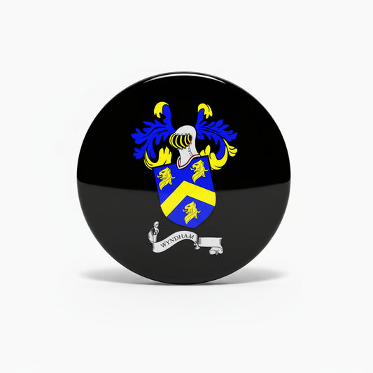 Wyndham Family Crest 3-inch Coat of Arms Pinback v2 Default Title