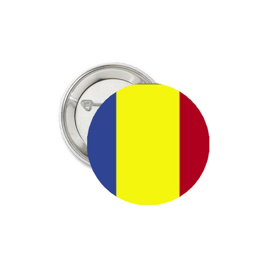 10 Pcs Set Chad National Country Flag Pinback Button Pin Badge Default Title