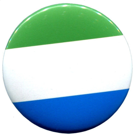 Sierra Leone Flag Pin Badge Pinback 2.25-inch Default Title