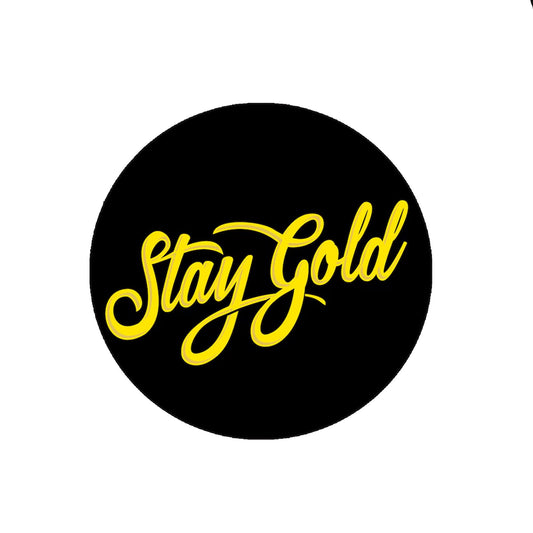 5 Pcs Stay Gold Pinback Button Pin Karl Marxism Pinback for Jackets, Backpacks, Small 1.25" v2