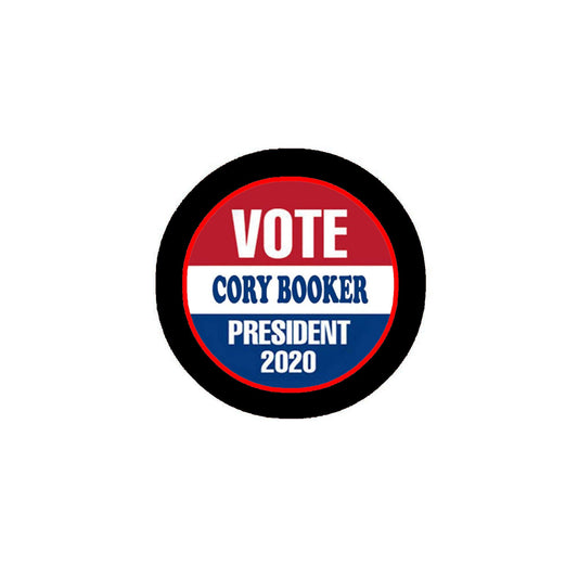 Cory Booker for President 2020 Pinback Badge 2.25" for Jackets, Backpacks, Pic