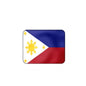 Philippines flag square mouse pad with rounded corners