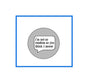 Gray moose pinback button with quote in a white speech bubble