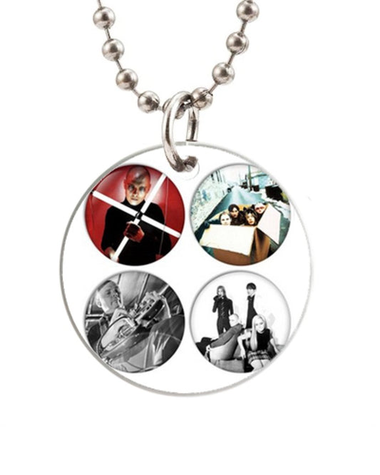 The Smashing Pumpkins Pinback Customized Round Dog Tag Pet Tags Dogtag (One Side) Necklace Charm Unique Gift