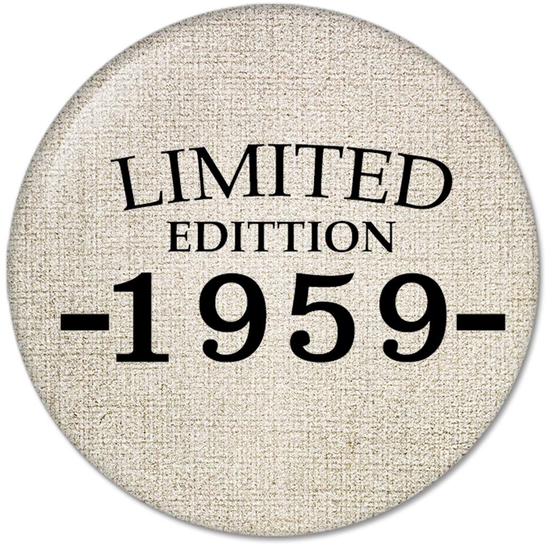 60th Birthday Made 1959 Pinback 2.25-inch Default Title