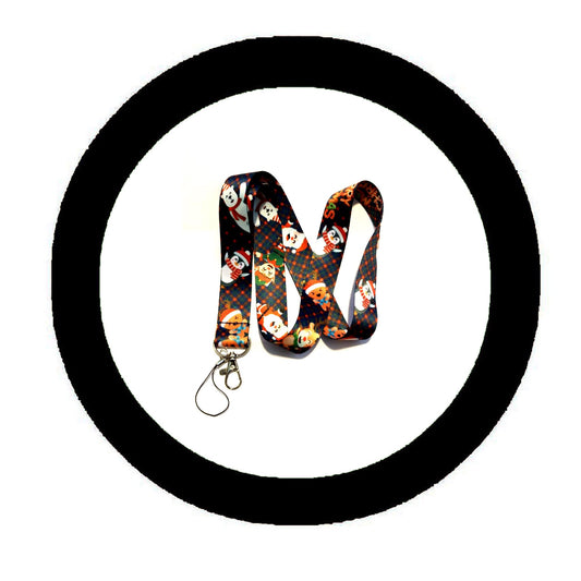 Polar Bear Xmas Christmas Lanyard Beautiful Themed Lanyard - Hook & Phone String - Keychains or ID Badge Holder