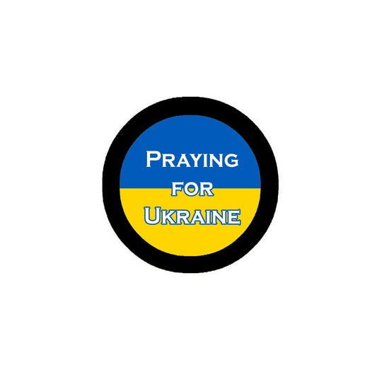 100 Pcs Praying for Ukraine 2.25" Pinback for Jackets, Backpack, hats