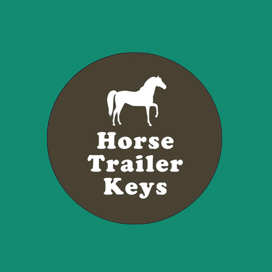 Horse Trailer Keys 2.25-inch� Bottle Opener Keychain Farm Trailer Default Title