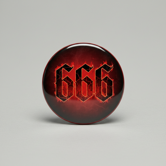 666 Pinback 2.25-inch
