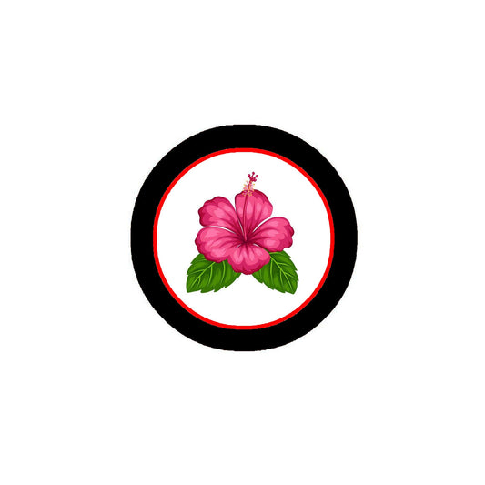 24 Pcs Luau Hawaii Flowers 1.25" Pinback Button Pin Party Favors