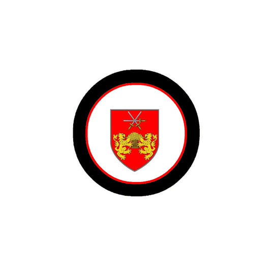 Brennan 3" Coat of Arms Round Pinback Badge Brooch Pin Back