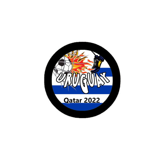 Uruguay Football Soccer 2.25" Pinback for Jackets, Backpack, hats 2022