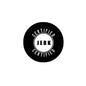 2.25-inch certified jerk pinback button, black with white "CERTIFIED JERK" text
