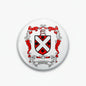 3-inch circular Brampton coat of arms magnet with red and black shield crest