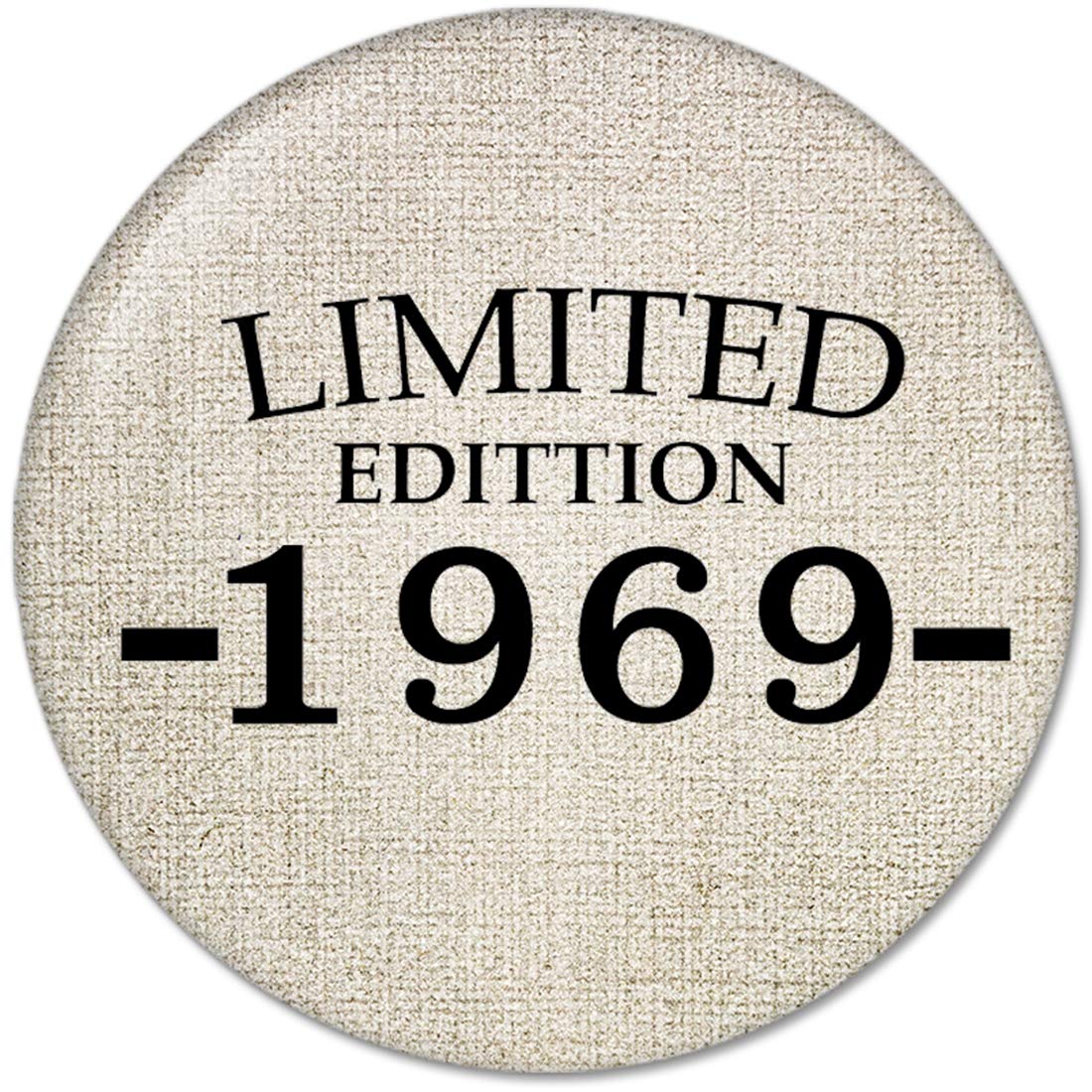 50th Birthday Gifts Made LIMITED EDITION 1969 Pinback Button Badges (58mm), NEW