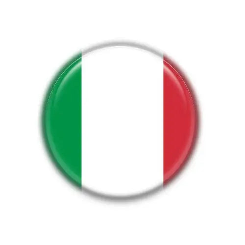 Italy : National Flag, Pinback Button Badge 1.50 Inch (38mm) Default Title