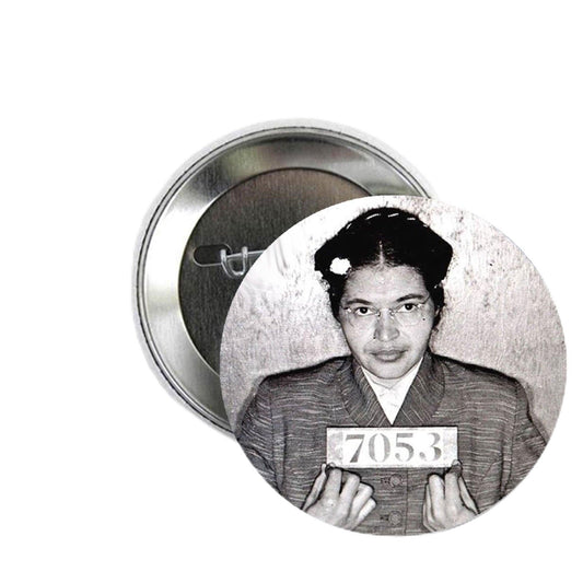 Rosa Parks 125 Pinback Button Pin Activist Civil Rights Movement Default Title
