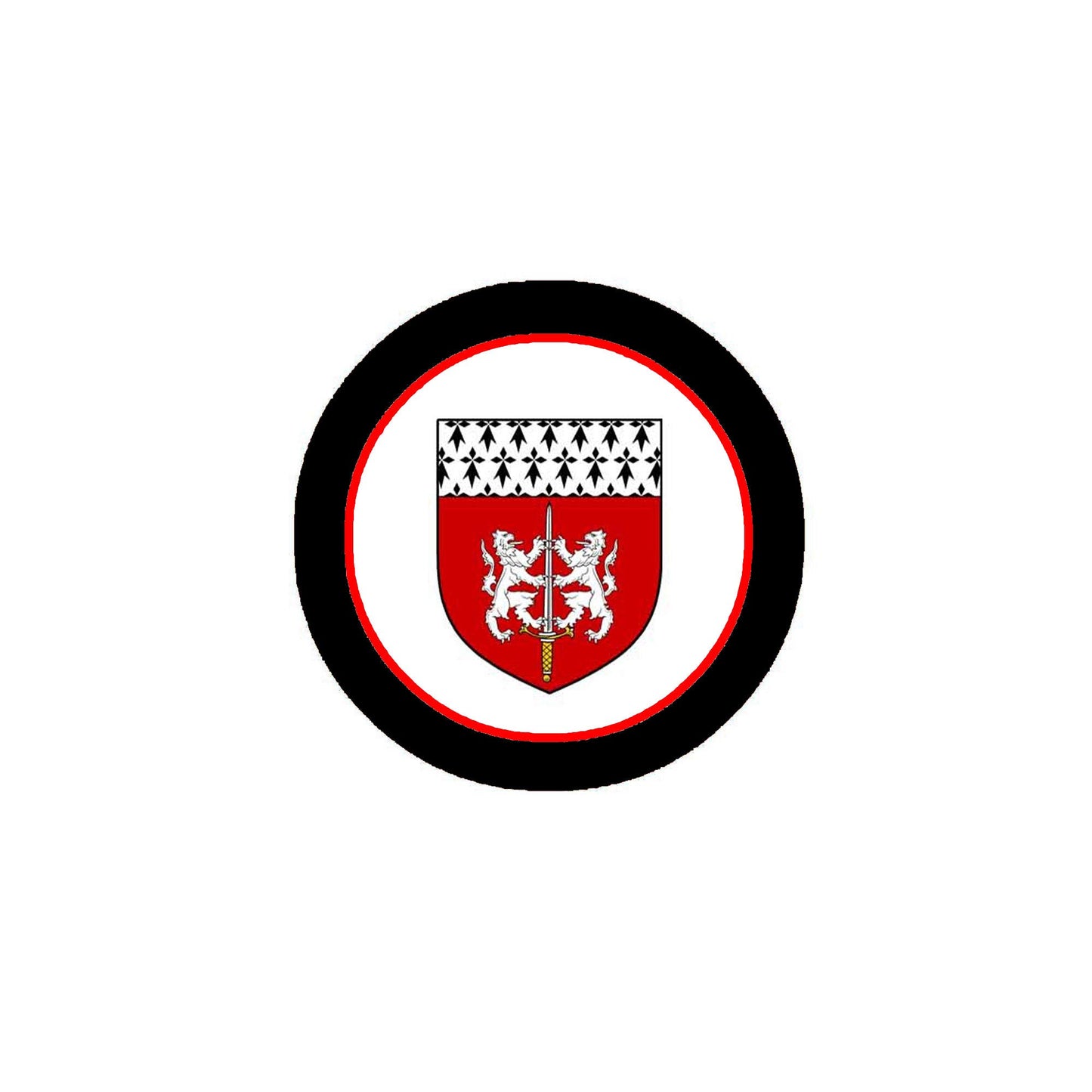 Corcoran 3-inch Coat of Arms Fridge Round Magnet Default Title