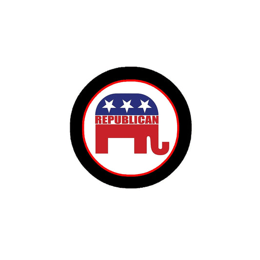 Republican Logo LapelPinback 7 8 Default Title
