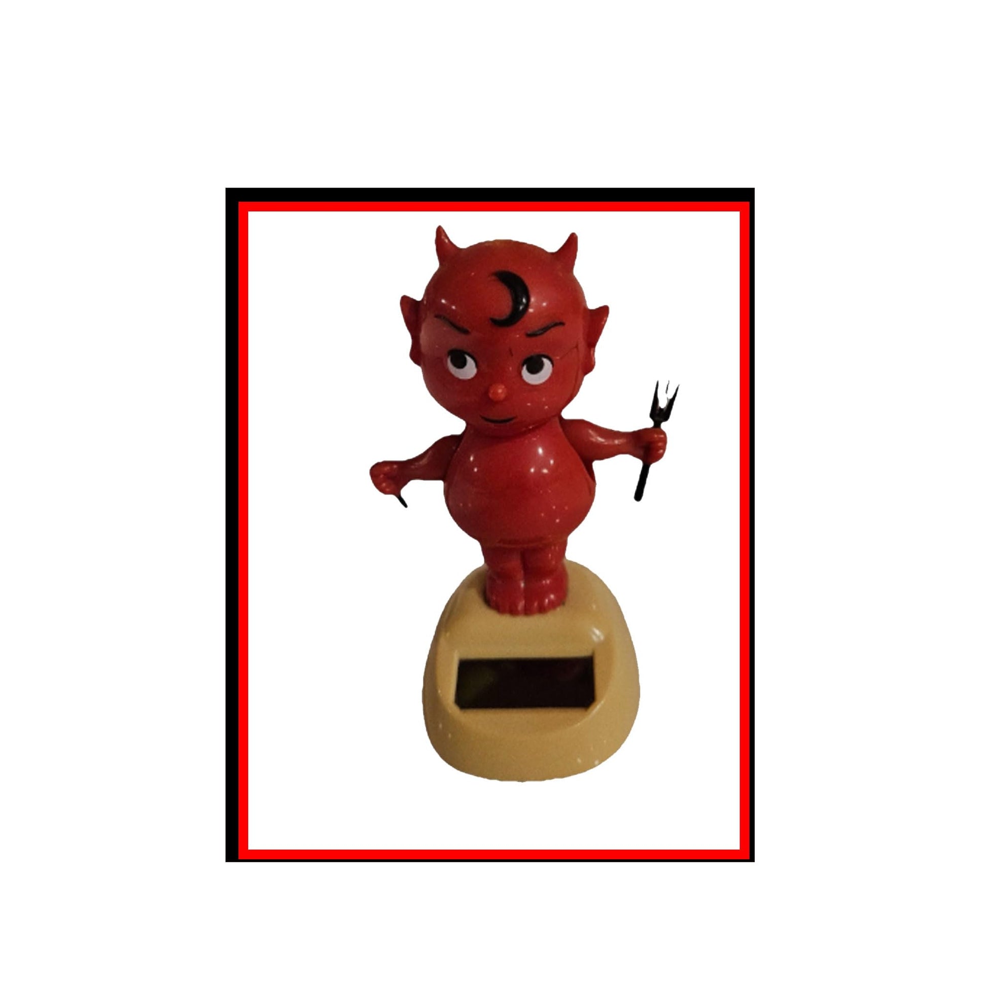 You Little Devil Solar Powered Cute Car Ornament Swing Doll Plus one Random Lanyard Badge Holder Surprise Default Title