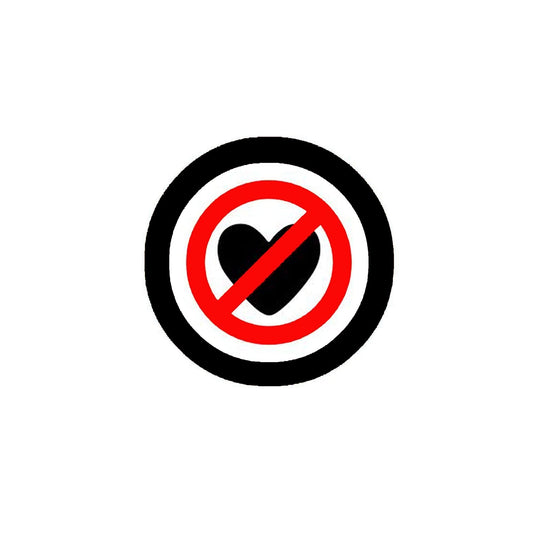 Anti Love Pinback Button Pin 1.25"