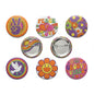 7 Pcs Peace Love Hippie Sign Pinback 1.25-inch - My Pinbacks