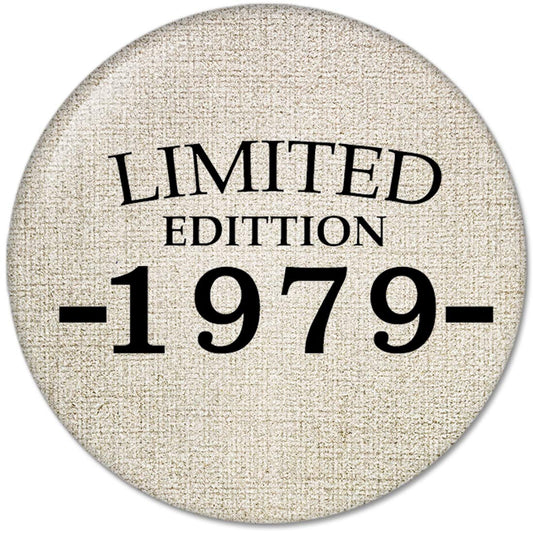 40th Birthday Gifts Made LIMITED EDITION 1979 Pinback Button Badges (58mm), NEW