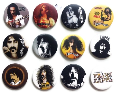 Frank Vincent Zappa Awesome Quality Lot 12 New Pins Pinback Buttons Badge 1.25-inch Default Title