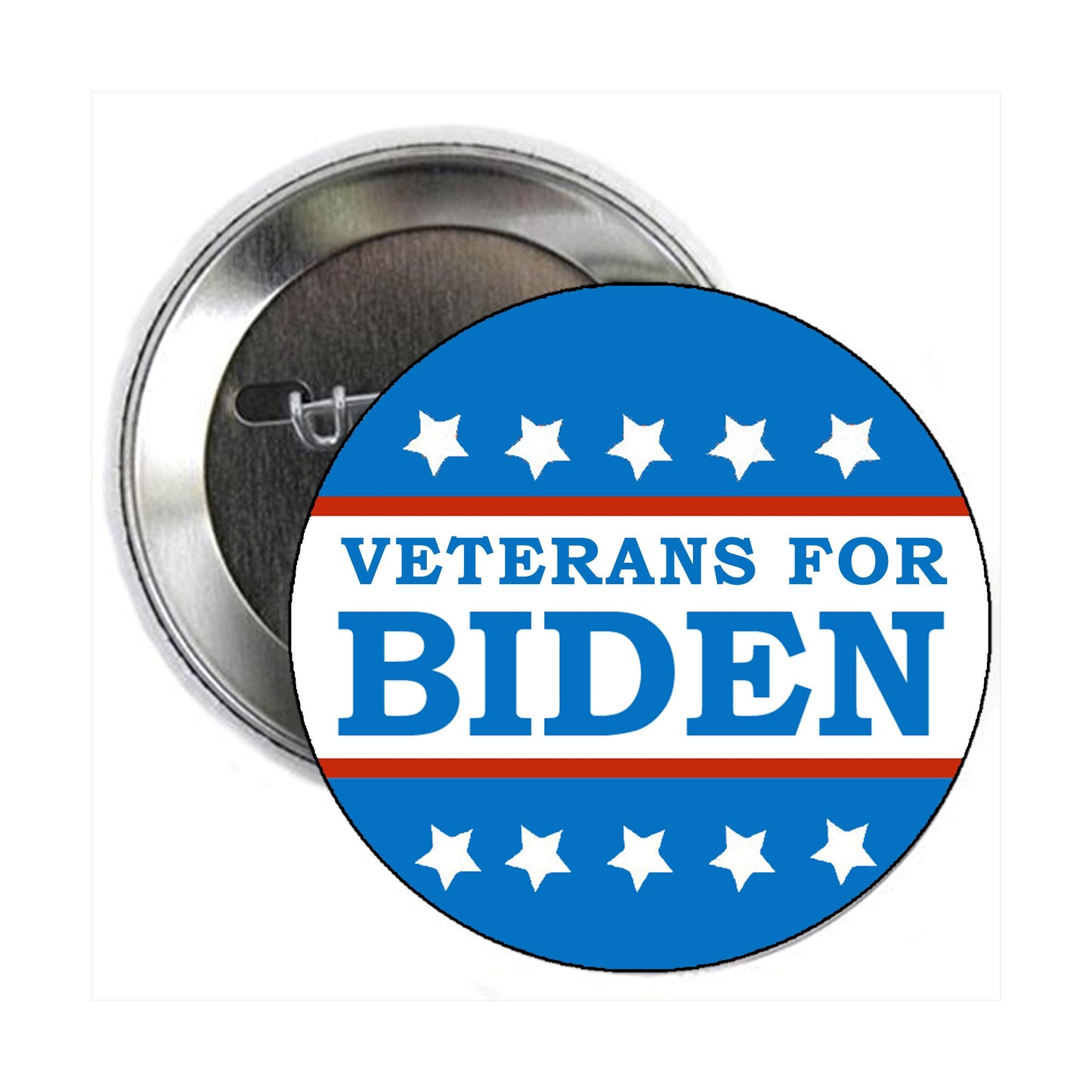 2020 - Veterans for Biden 2.25" Pinback for Jackets, Backpacks, etc.