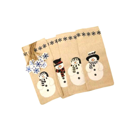 12 Pcs Set. Christmas Drawstring Bag Assorted Color Designs for Small Gifts