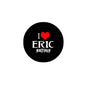 Black pinback button with red heart and I ♥ Eric Northman text