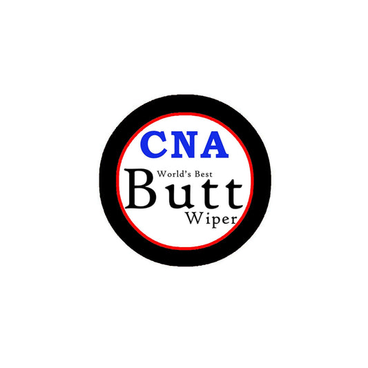 World's Best Butt Wiper CNA Nursing Nurse 2.25" Badge Brooch Pin Pinback for Jackets, Backpacks, etc.