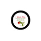 Round pinback badge with black rim and centered 'I Love You' quote