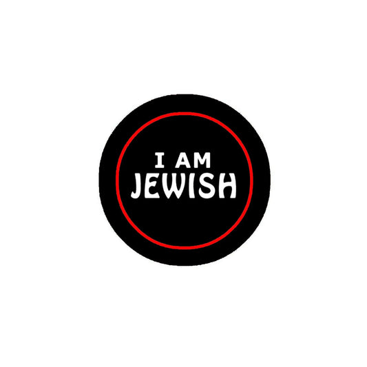 I am a Jewish Pride Pinback 2.25-inch Default Title