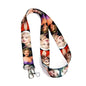 Printed lanyard keychain holder with metal clip and lobster clasp