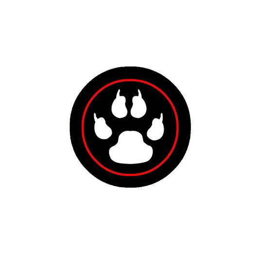 Dispatch Force Team Paw Print Pinback Badge 2.25" for Jackets, Backpacks, etc.