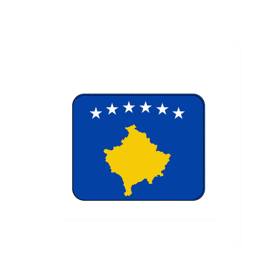 Kosovo Country Flag Mousepad for Computers Default Title