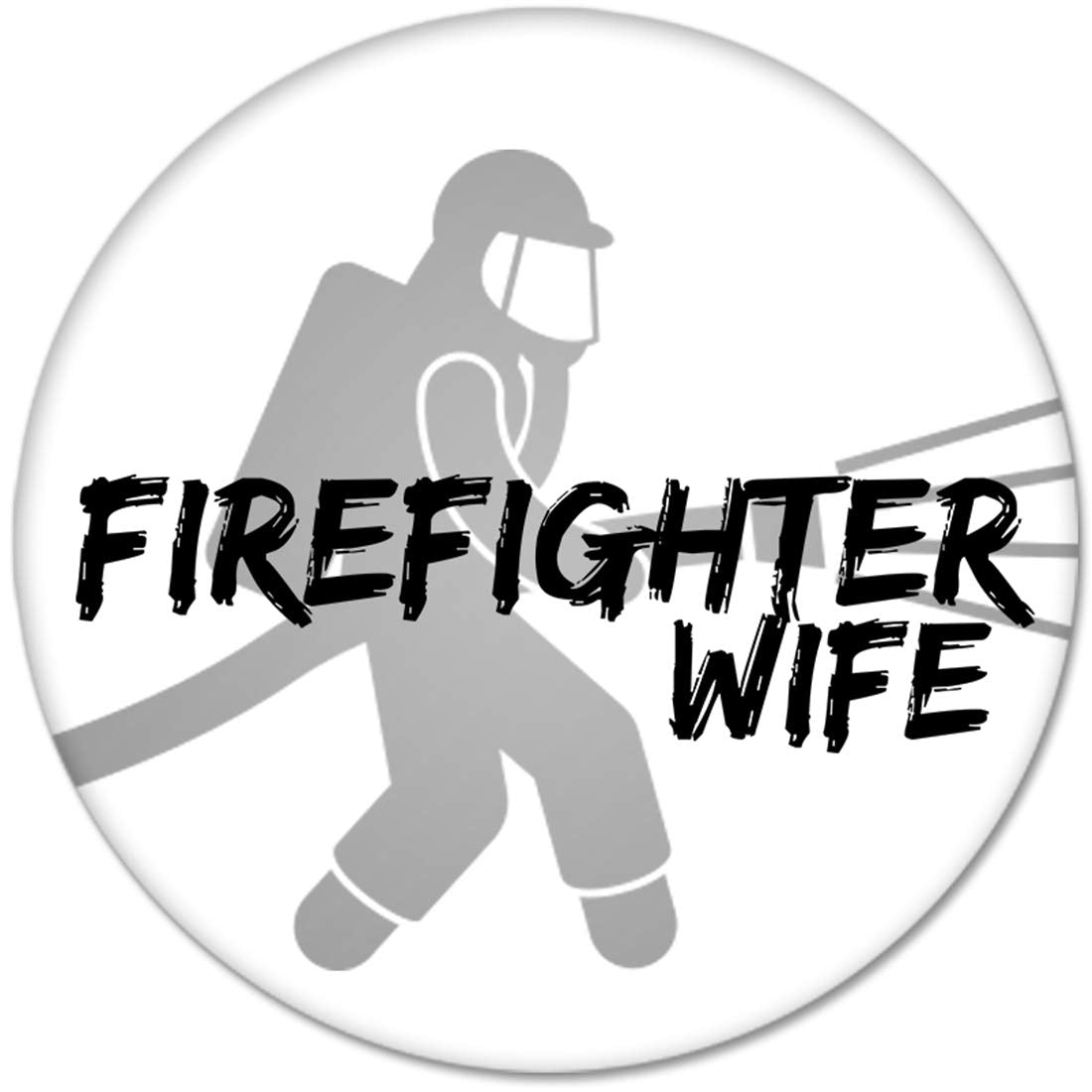 FIREFIGHTER WIFE Pinback 2.25-inch Default Title